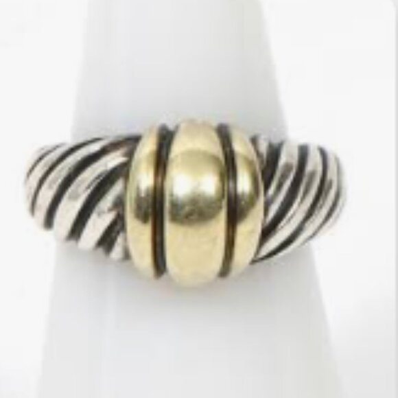 David Yurman Two-Tone Ring - Picture 1 of 8